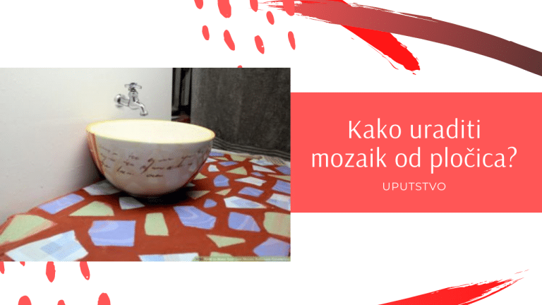 kako uraditi mozaik od plocica